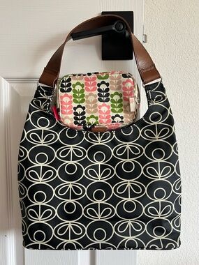 Orla Kiely Etc. Shoulder Bag and Pouch Set (2 Pieces)